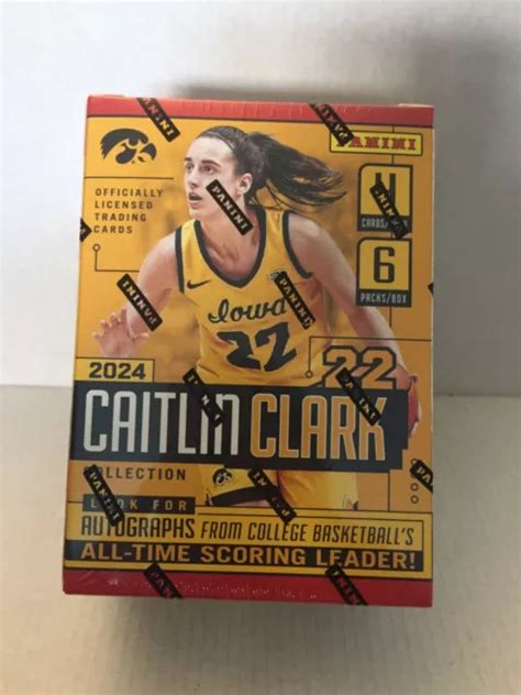 2024 PANINI CAITLIN Clark Collection Basketball Trading Card Blaster ...