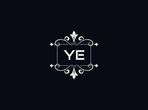 Logotype Ye Luxury Logo, Abstract YE Logo Letter Design 19496395 Vector ...