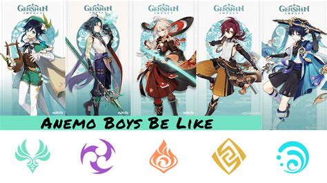 I realized something. Anemo boys be like... : r/Genshin_Memepact