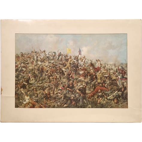 Custer's Last Stand by Edgar S. Paxson Lithograph Print [139723]