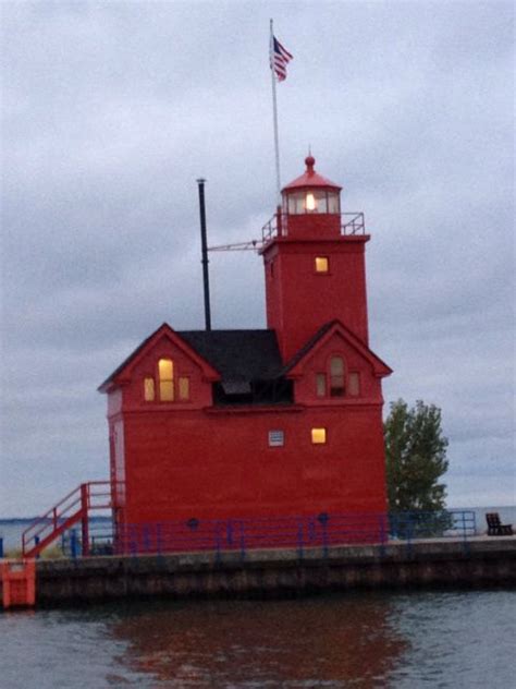 Holland, MI Lighthouse on Lake Michigan | House styles, Lake michigan, House