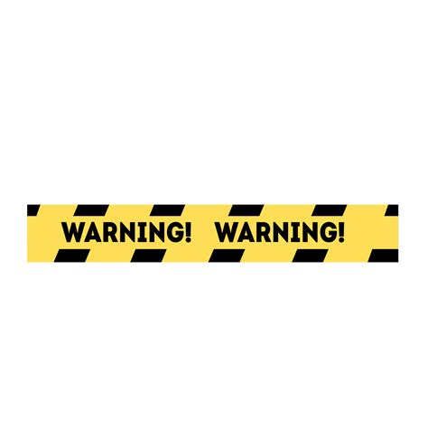 Yellow warning tape 26676265 PNG