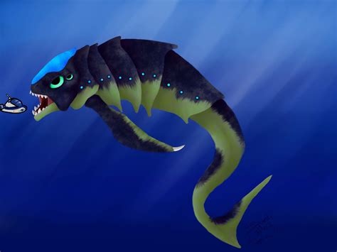 Living Biter Leviathan Concept Art - Finished | Subnautica💧 Amino