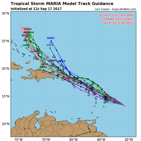 EURO Model Tropical Atlantic Forecasts « Track The Tropics - Spaghetti Models - Hurricane Season ...