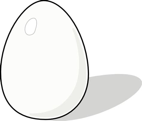 White Egg clip art Free vector in Open office drawing svg ( .svg ) vector illustration graphic ...