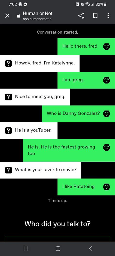 Play Human or Not AI Game : r/DannyGonzalez