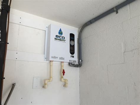 Electric Tankless Water Heater Installation