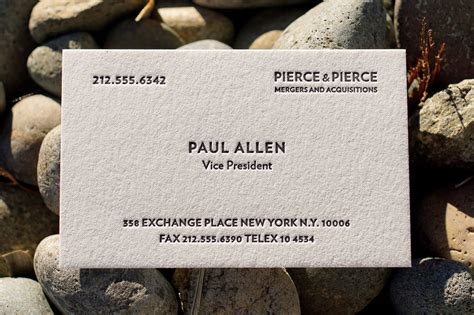 Paul Allen Business Card Template