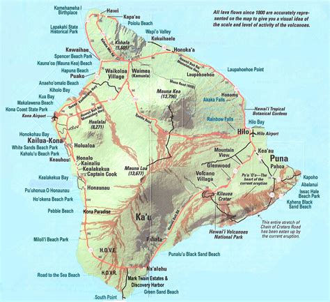 Map Of Hawaii Big Island Printable – Printable Map of The United States