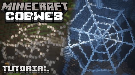 Minecraft Build Battle Tutorial: Cobweb - YouTube