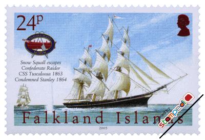 FALKLAND ISLANDS 2005 Commemorative Stamps 24 pence, | Maritime Heritage