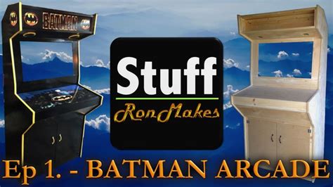 Custom Built Batman 1989 Arcade Cabinet - Stuff Ron Makes | Arcade, Batman, Batman film