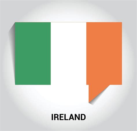 Ireland flag design vector 13337108 Vector Art at Vecteezy