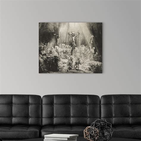 Three Crosses, by Rembrandt van Rijn, 1633 Wall Art, Canvas Prints ...