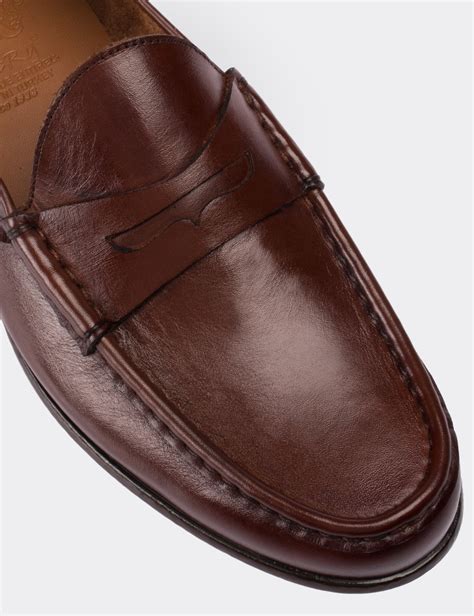 Brown Leather Loafers - Deery