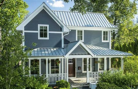 Standing Seam Metal Roof on a Colonial Style Home Metal Roofing Prices, Metal Roofing Systems ...