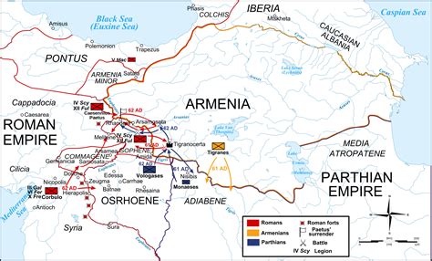 Battle of Rhandeia | Roman–Parthian War (58–63 AD) | Stories Preschool