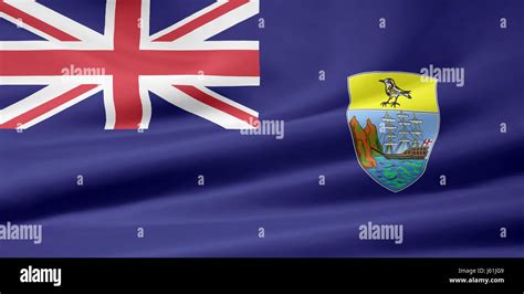 saint helena flag Stock Photo - Alamy