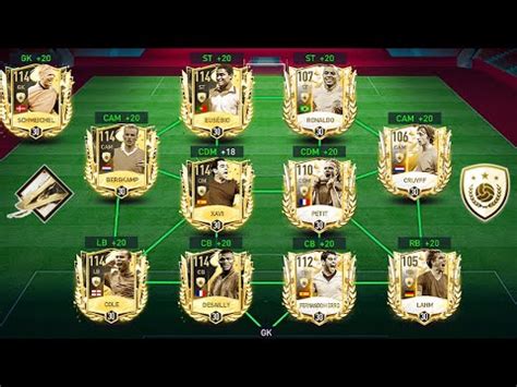 New Prime Icons x Old Prime Icons Squad Builder in FIFA MOBILE! Happy ...