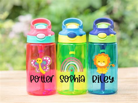 Custom Kids Cuppersonalized Kids Water Bottle With - Etsy