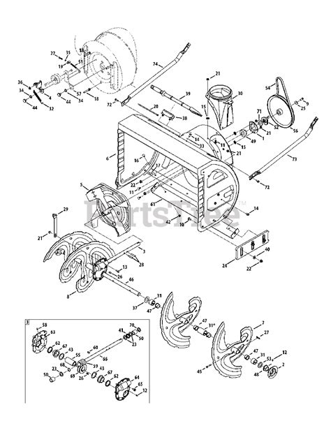 Cub Cadet 2X 930 SWE (31BH95SU710) - Cub Cadet 2X 30" SWE Snow Thrower ...