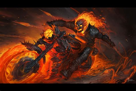 ArtStation - ghost rider fanart