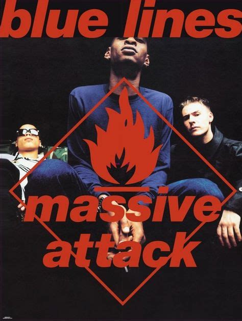 Massive Attack - Blue Lines (With images) | Massive attack, Trip hop, Music poster