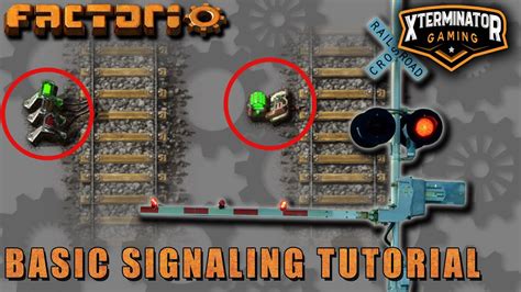 Basic Rail / Train Signaling - Factorio Tutorial & Guide : Rail vs ...