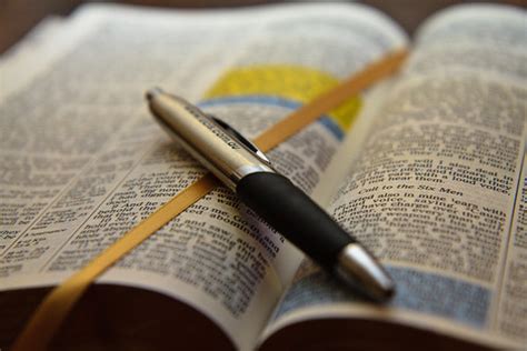 Open Bible with pen | My Bible left open with pen on it | Ryk Neethling | Flickr
