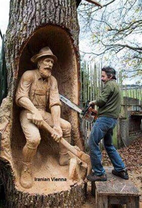 110 Amazing Carvings in 2020 | Wood carving art, Wood art, Chain saw art