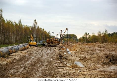 Construction Gas Pipeline Stock Photo 157707518 | Shutterstock