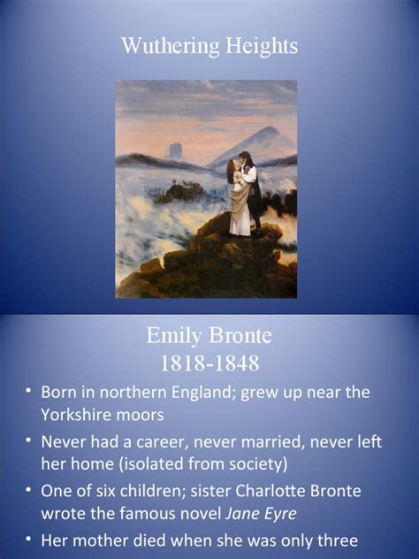 A Comprehensive Summary of Emily Bronte's Gothic Novel Wuthering Heights Detailing Its Plot ...