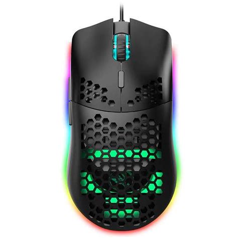 Wired Gaming Mouse Honeycomb Hollow RGB - U.S. Auction Brokers