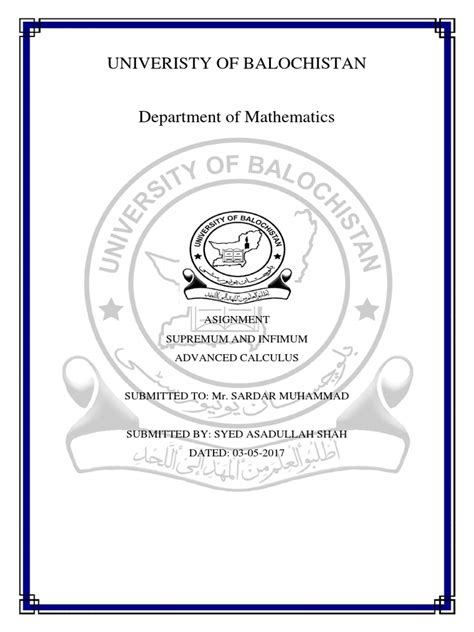 University of Balochistan | PDF