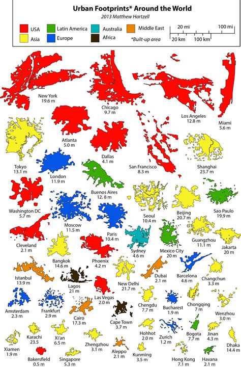 Comparing Urban Footprints – GEOGRAPHY EDUCATION