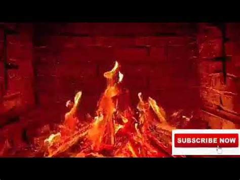 Fireplace With Crackling Fire Sounds - YouTube