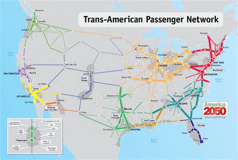 Our Maps - America 2050 - Texas High Speed Rail Map - Printable Maps