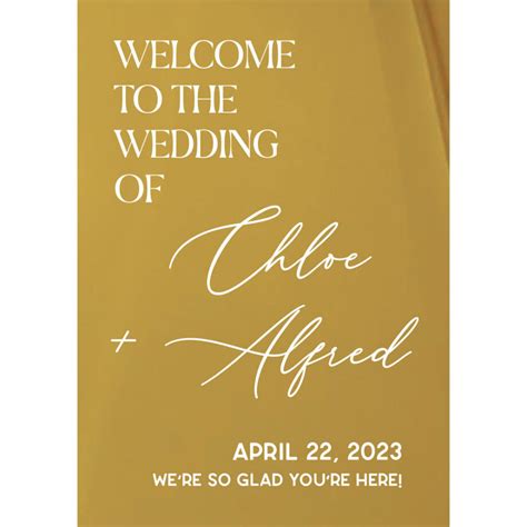 [Personalised] Acrylics Wedding Signage - 2D/3D Welcome to Our Wedding Script Rectangle Signage ...