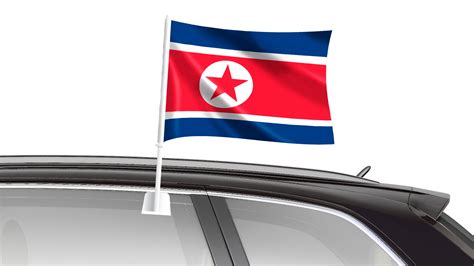 North Korea Car Flag - Hampshire Flag Company