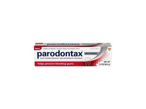 Parodontax Whitening Toothpaste, 3.4 oz. Per Tube (7 Pack) Ingredients ...