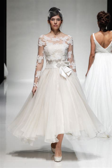 Top Tea Length Wedding Dress Pinterest in the world Don t miss out | redwedding4