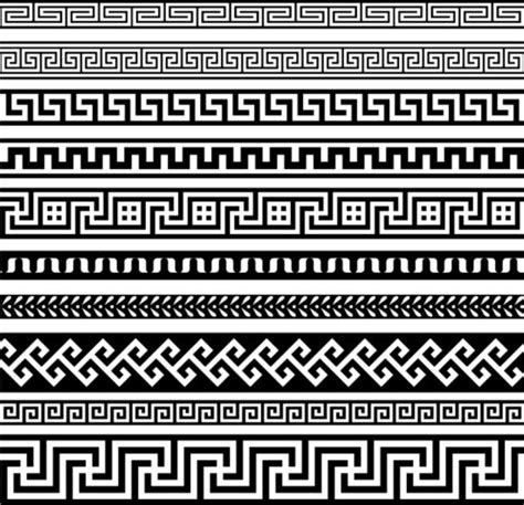 Black simple border vector set 01 free download