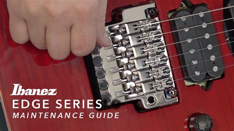 Edge Series Tremolo Bridge Maintenance Guide