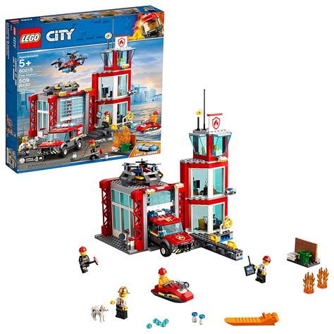 Best Lego City Fire Station 60215 Building Set With Emergency Vehicle ...