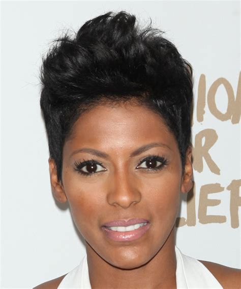 Tamron Hall Short Straight Black Hairstyle