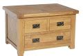 Trewick Oak Small Storage Coffee Table - Import Furniture