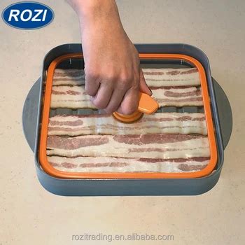 Microwave Bacon Cooker,Baconboss,Kitchen Boss Cooking Crispy Bacon,Tray,Rack - Buy Microwave ...