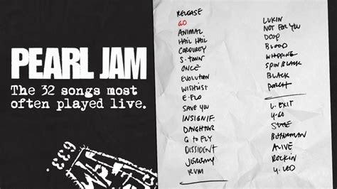 Top 10 Best Songs of Pearl Jam