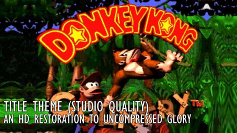 Donkey Kong Country Theme Restored to HD - YouTube