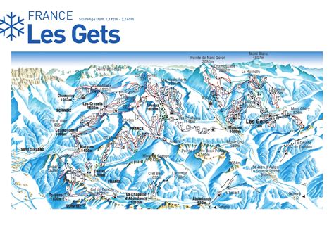 Les Gets Ski Map